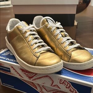 New Balance Gold Sneakers